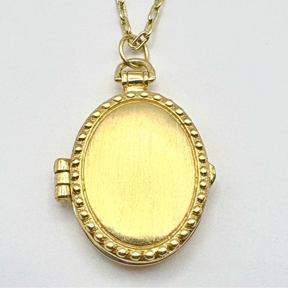 Gorjana Brushed Gold Tone Bali Antique Locket Necklace - Picture 3 of 10